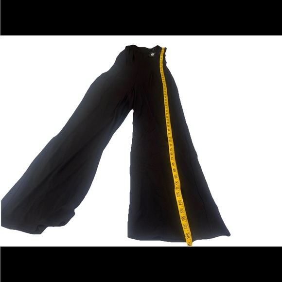 Donna Karan Women's Asymmetric Neck Draped Bodice Jumpsuit, Black,Size 8 - Picture 10 of 10